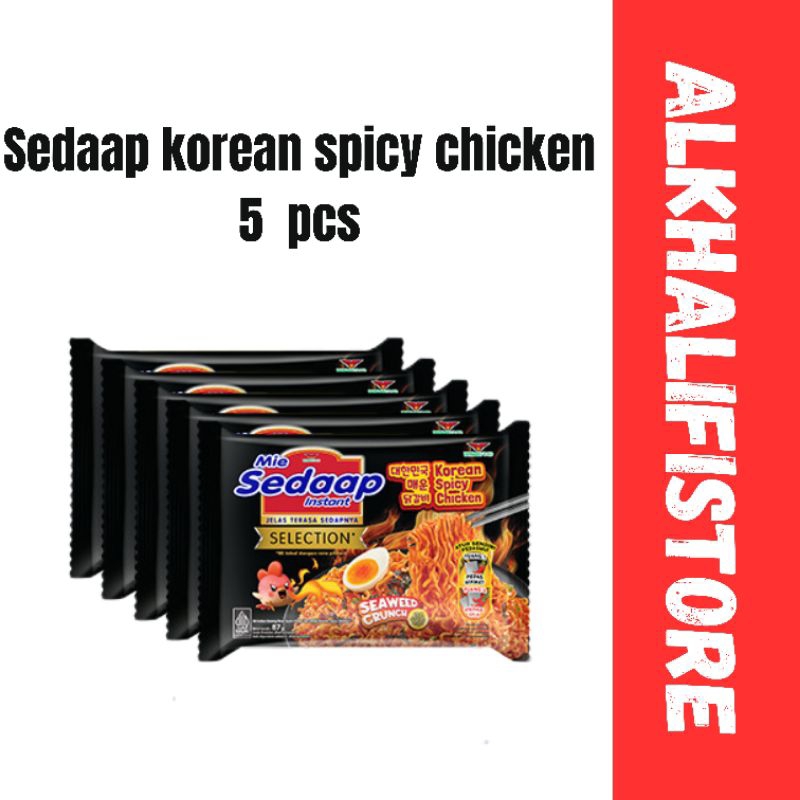 

mie sedaap korean spicy chiken ( mie goreng) 5 pcs