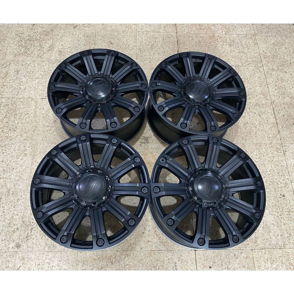 VELG MONSTER R20 VELG MOBIL BEKAS RING 20X9 PCD 6X139 BISA BUAT PAJERO, FORTUNER