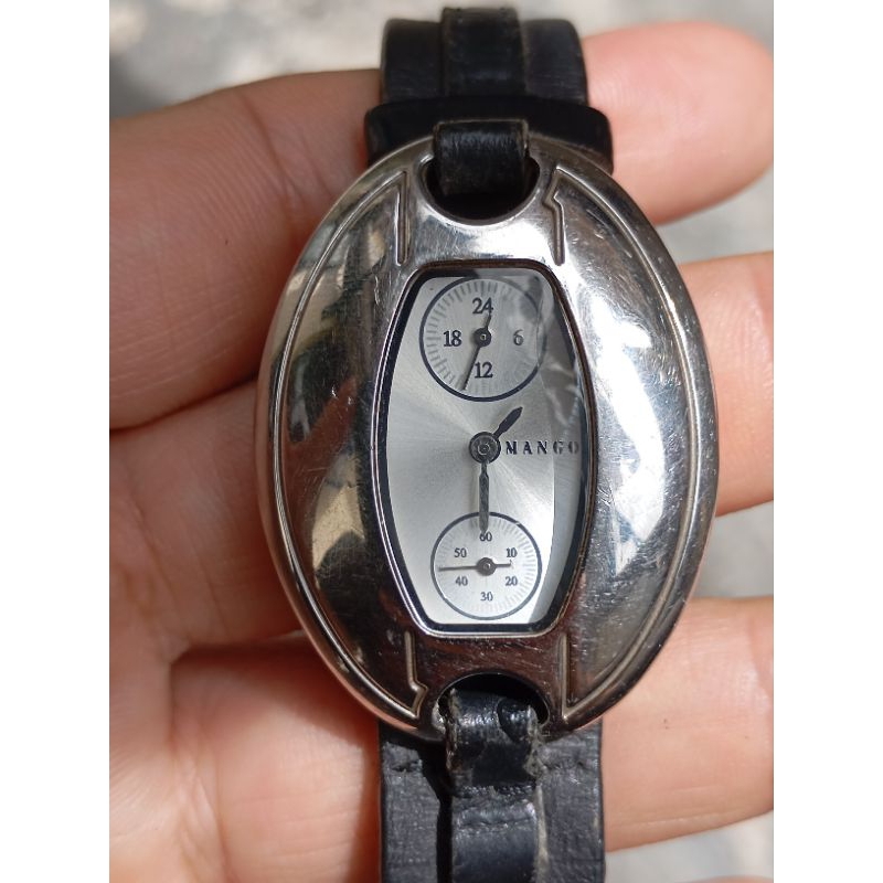 jam tangan mango cewek wanita praloved original second bekas ori