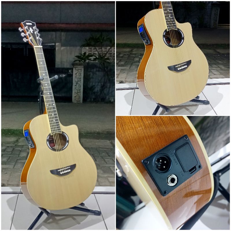 Gitar Yamaha apx500ii akustik elektrik custom berkualitas