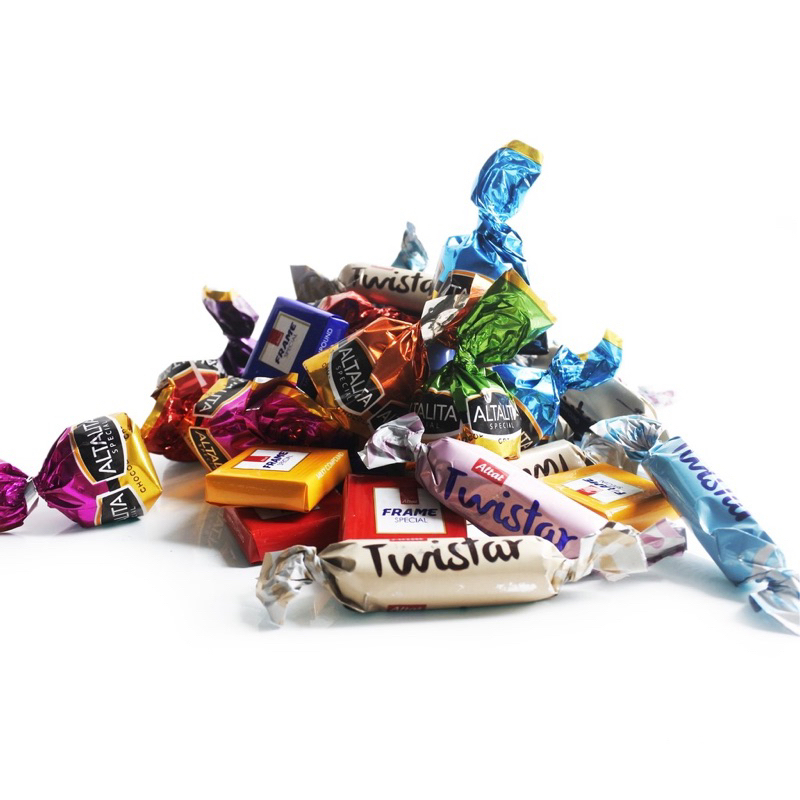 

Coklat Turki Trwistar Altalita Mix Rasa 1kg Repack / Coklat Truffle