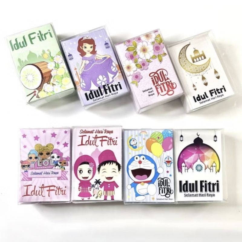 

1pack isi 10 ANGPAU LEBARAN MOTIF KARAKTER AMPLOP LEBARAN((KARAKTER))