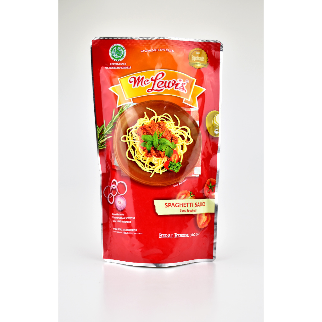 

Saus Bumbu Pasta Spagehetti Sauce MC LEWIS 310 ml