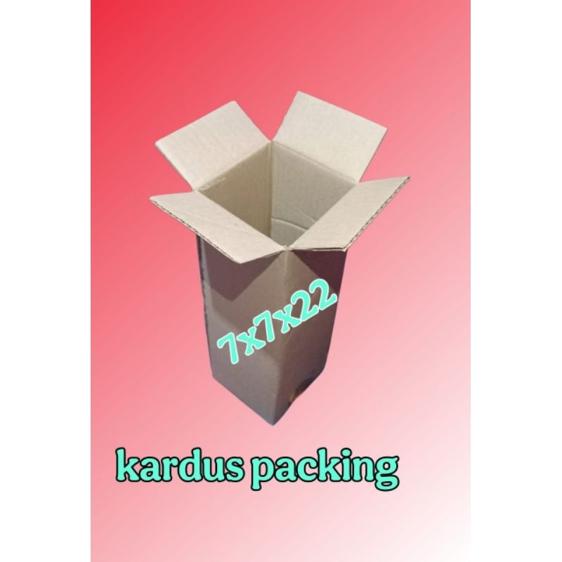 

kardus packing UK 7x7x22 kardus kecil kardus besar