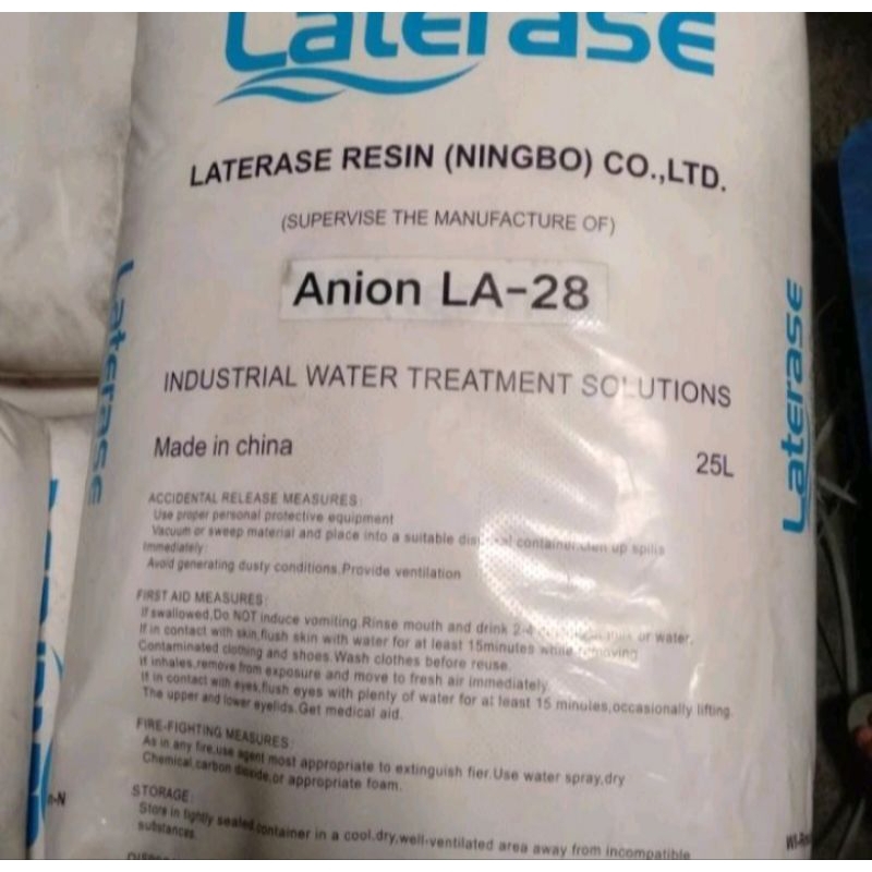 RESIN ANION LATERASE