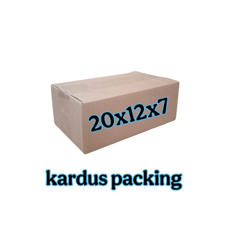

kardus packing UK 20x12x7 kardus kecil kardus besar.