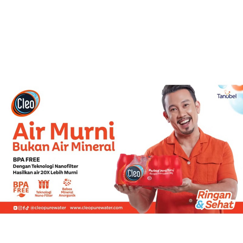 

1 Craft Cleo 550Ml (1 Kotak = 24 Pcs). AIR MURNI