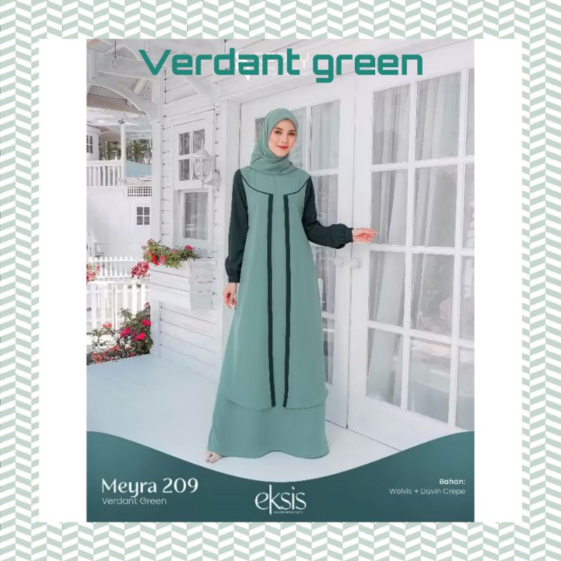gamis verdant green sarimbit seply