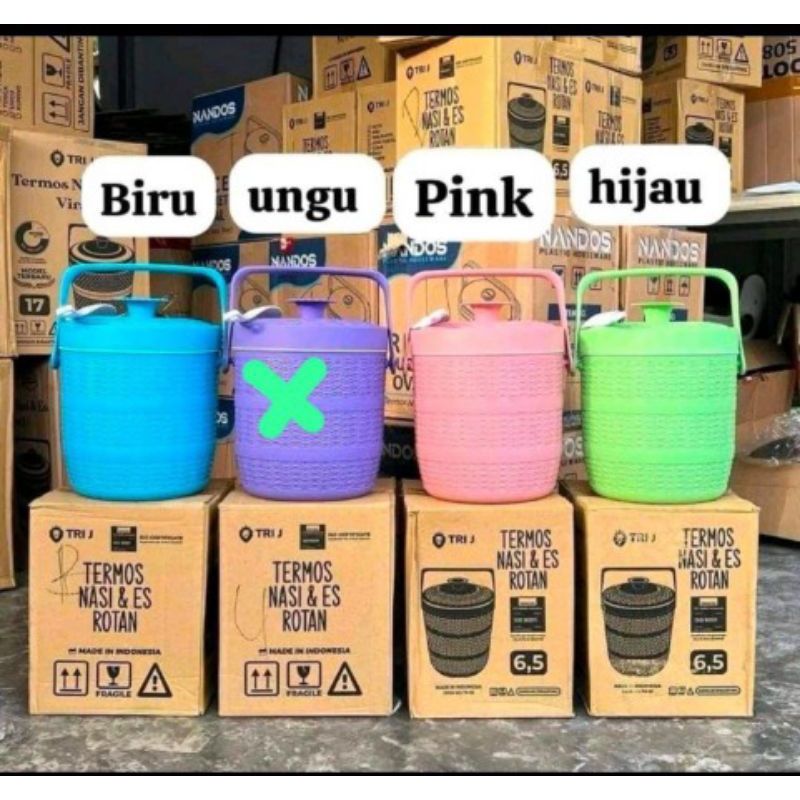 Rice Bucket Mini Kapasitas 6,5 Liter / Termos Nasi Mini.