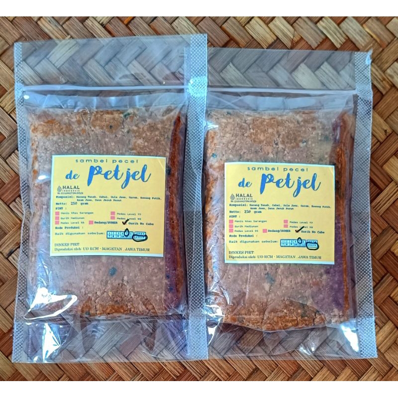 

Sambel Pecel de Petjel 1000 gram khas Telaga Sarangan