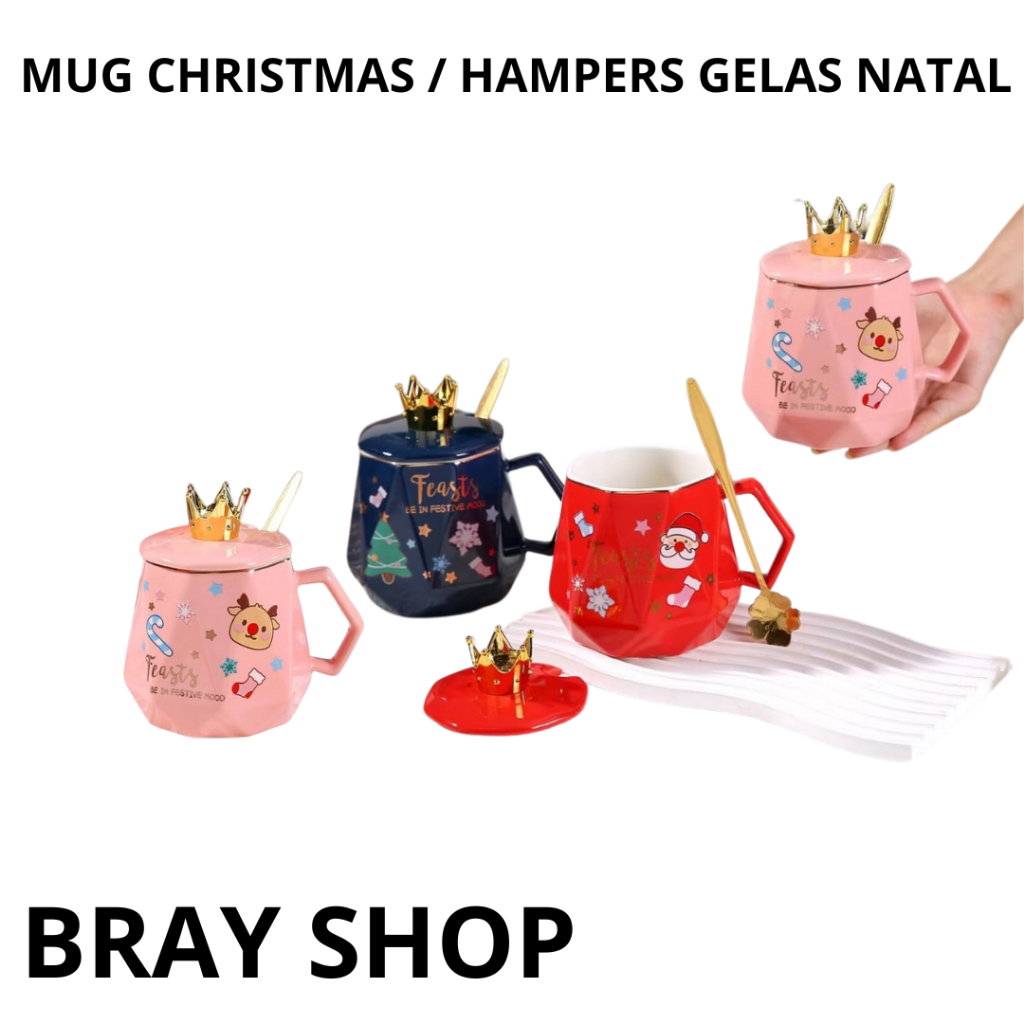 MUG HAMPERS CHRISTMAS / MUG KADO NATAL / HAMPERS