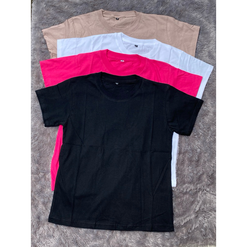 RIISHOP- Baju Kaos Polos/ Baju Hitam Polos