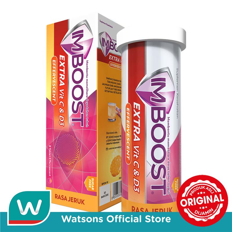 Imboost Effervescent Tablet with Vitamin C 8'S