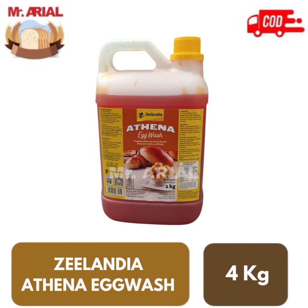

Zeelandia Athena Egg Wash 2kg / Pengkilap Roti & Kue Kering 2 kg