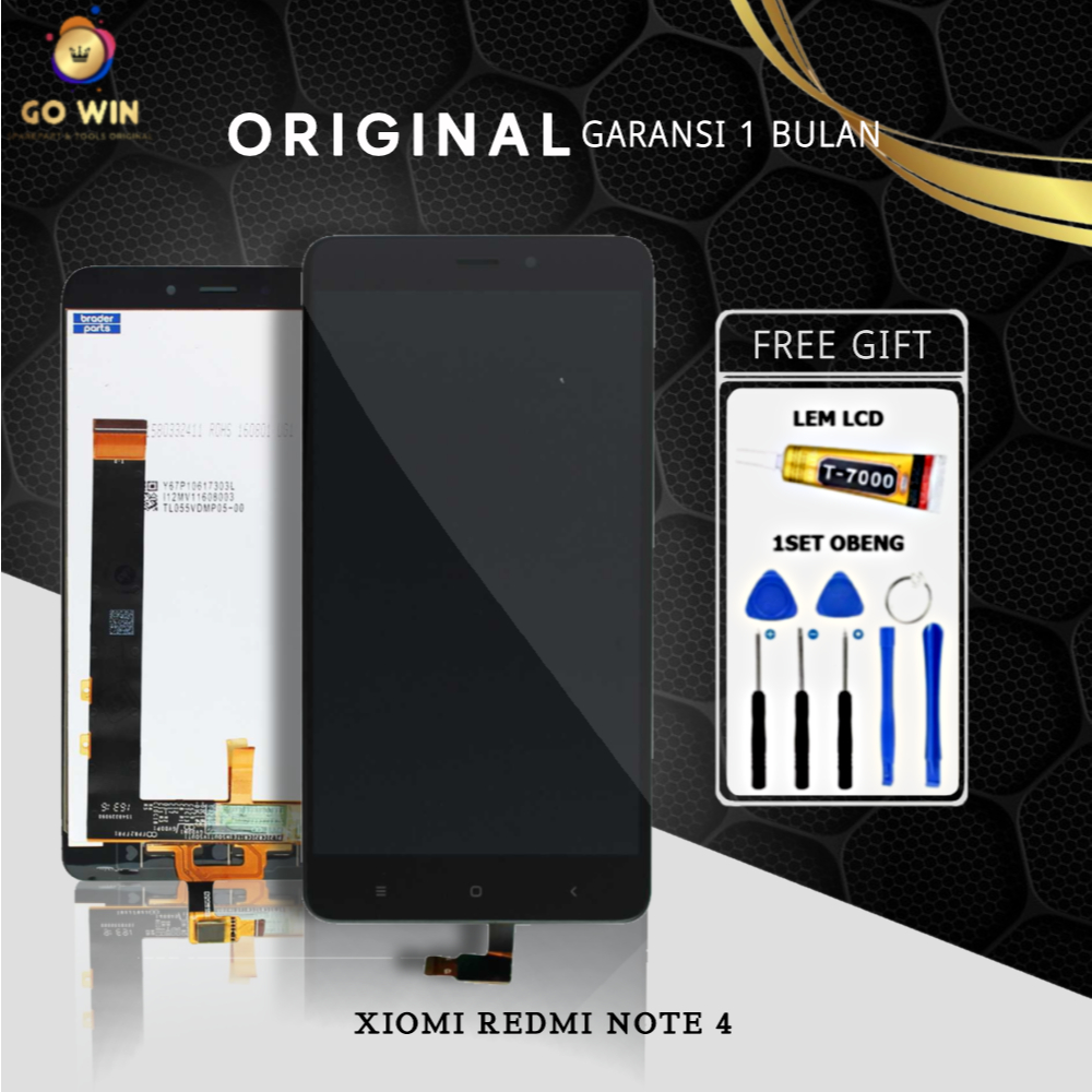 ORIGINAL LCD XIOMI REDMI NOTE 4 FULLSET TOUCHSCREEN