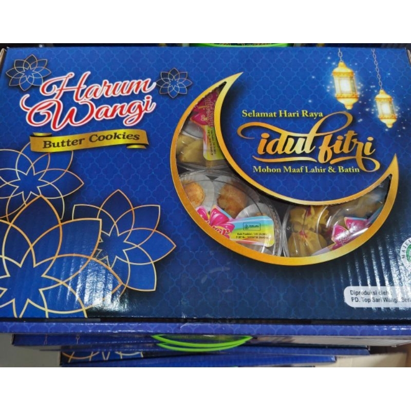 

HAMPERS LEBARAN PARCEL LEBARAN KUE KERING HARUM WANGI 6 pcs