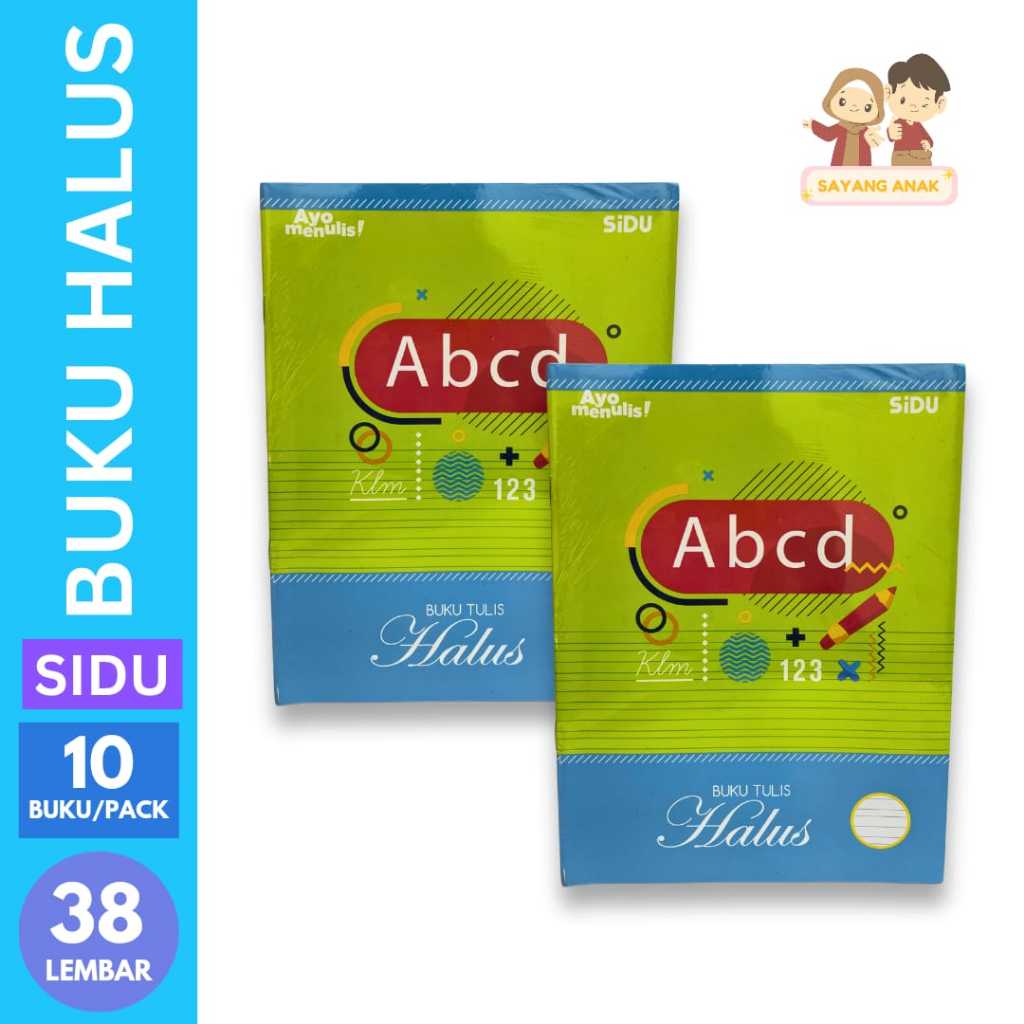 

[1 PACK] Buku Tulis SIDU Halus Isi 38 Lembar - Kualitas Asli - Stationery, Paper