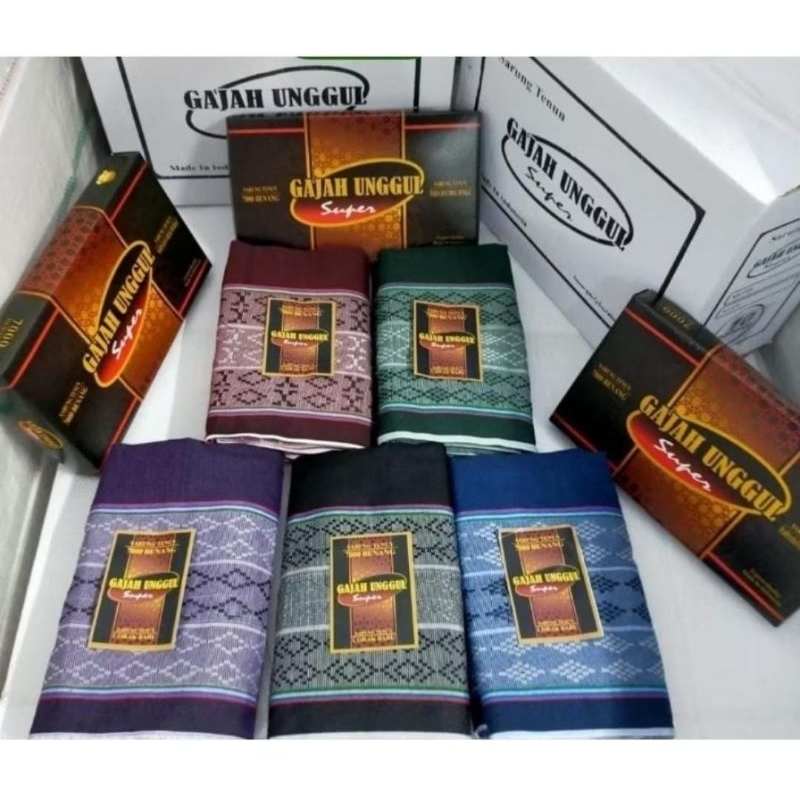 Sarung Gajah Unggul Polos sarung tenun (GROSIR/MURAH)