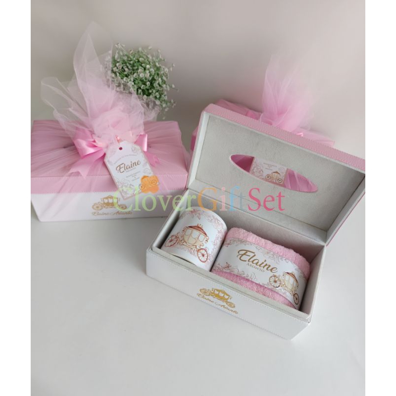 Dp hampers Box tisue, mug, handuk