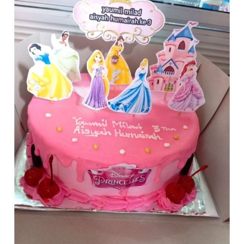 

kue ulang tahun Barbie 16 cm