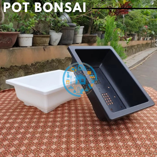 Pot Bonsai Kotak | Pot Bunga Plastik Murah