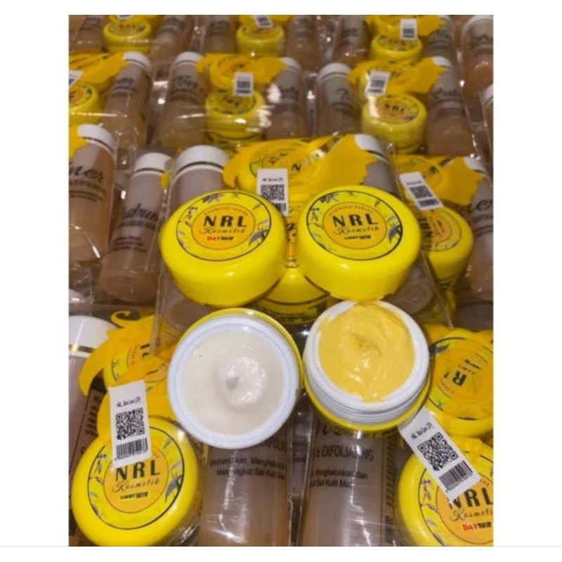 Paket Cream Nrl K.lama Kuning Lama Original Memutihkan Memudarkan flek jerawat mengatasi kulit kusam