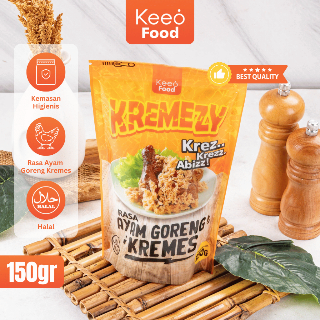 

EG KREMEZY Kremesan Sari Ayam Goreng Rasa Ayam Goreng Kremes Keeo Food