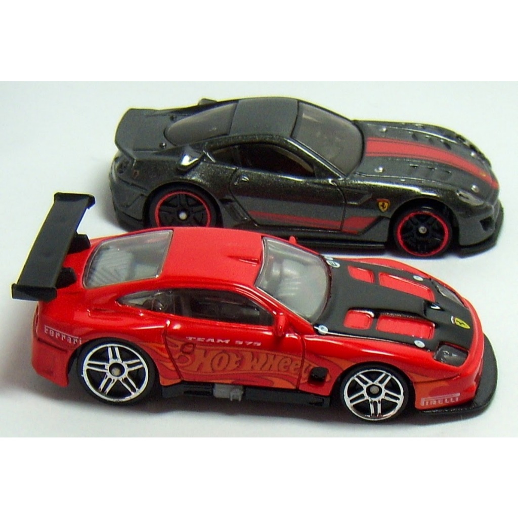 NEW  Hot Wheels Ferrari 599xx hitam super treasure Hunt THS FS 2015
