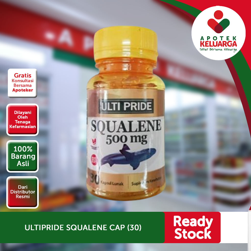 ULTIPRIDE SQUALENE 500MG ISI 30