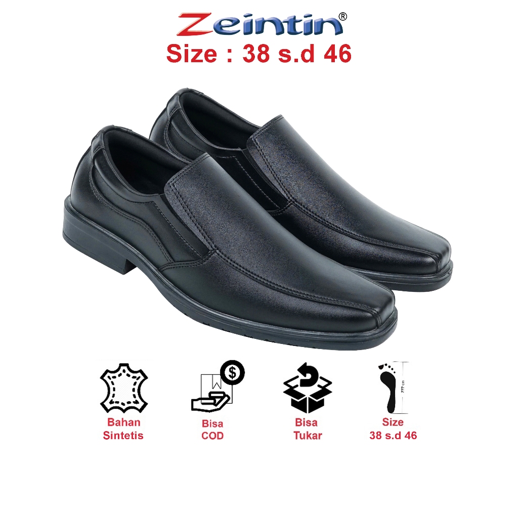 Zeintin - Sepatu Pantofel Pria Dewasa Pantofel Cowok Sepatu Formal Kasul Sepatu Kerja BJ