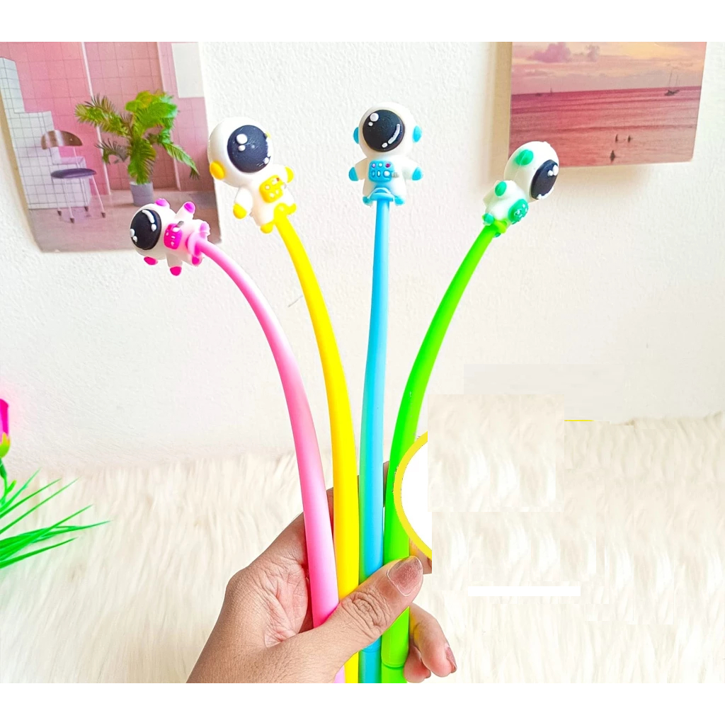 

PENA PEN ASTRONOT GOYANG ELASTIS PULPEN PENA BOLPEN GEL TINTA TOENG LETOY