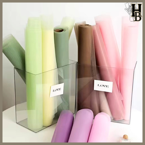 

Roll 5 meter Kain Tile Polos / Kain Tulle untuk Souvenir Bahan Lembut Soft ROLL19