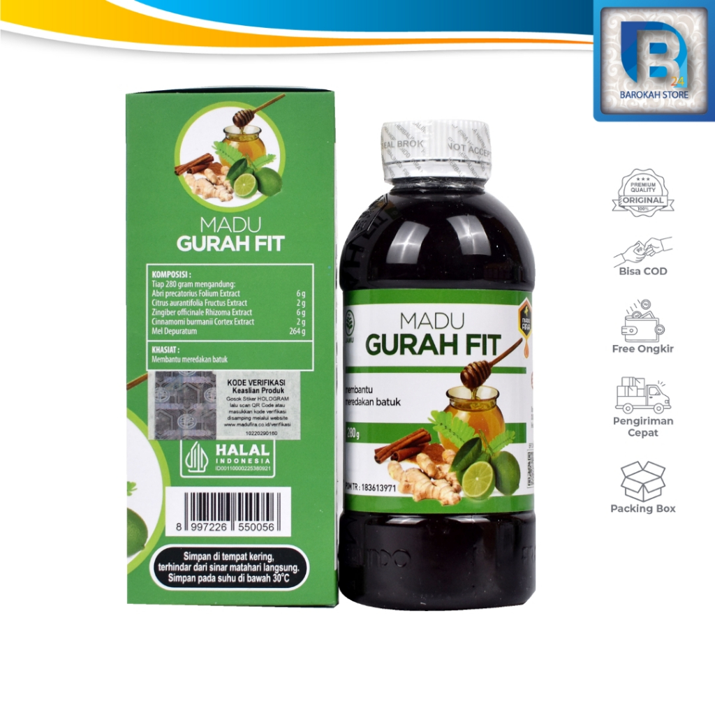 

original Madu GurahFit ASLI Bantu Sembuhkan Batuk Menahun Gurah Fit Gurah vit ori