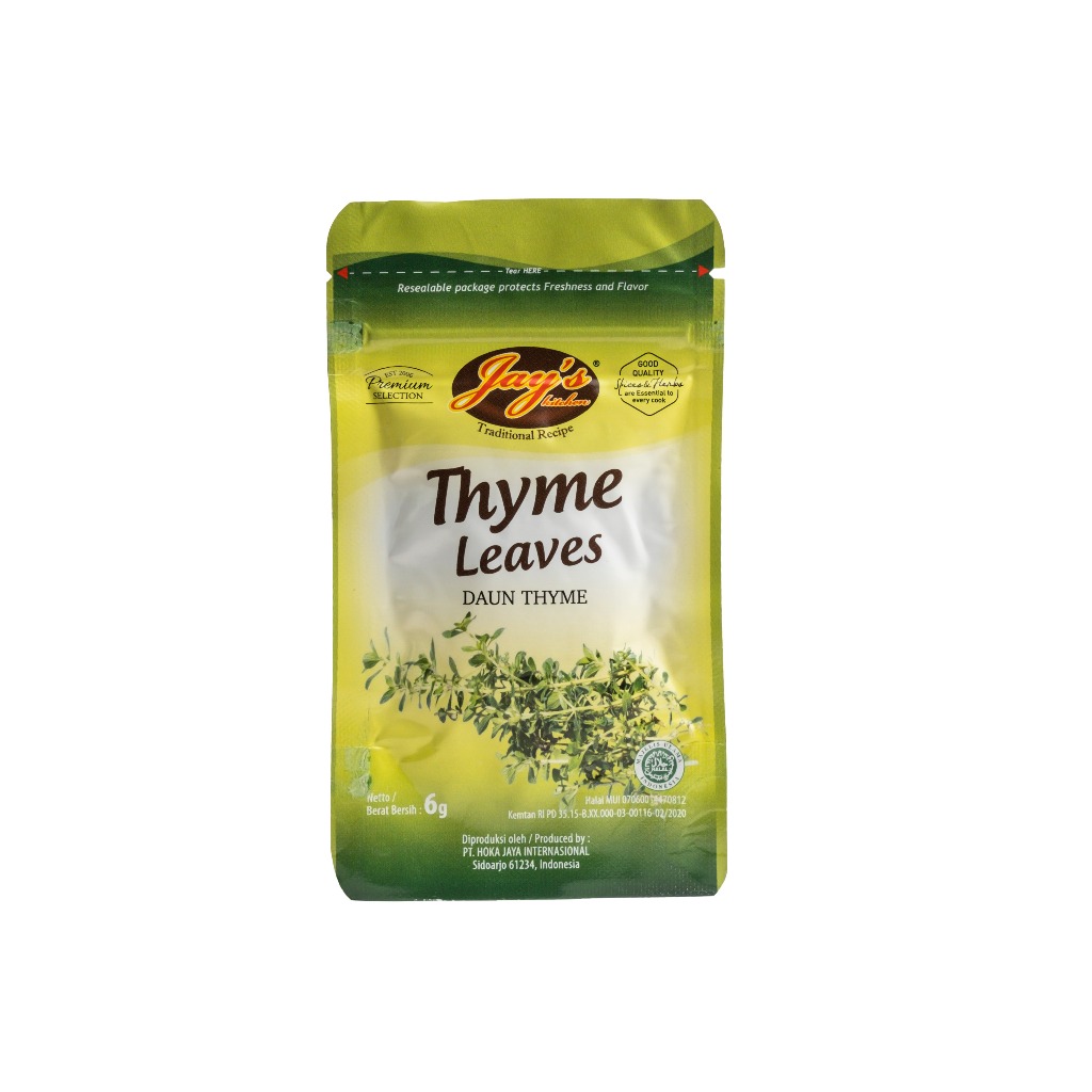 

Jay's Kitchen Thyme Leaves Zipper 6 GR