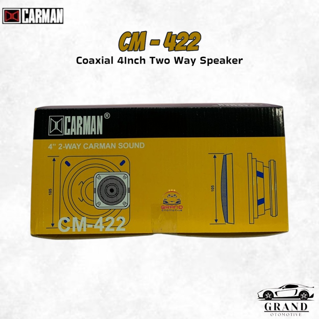 Speaker Pintu Mobil 4 Inch Coaxial Carman CM 422
