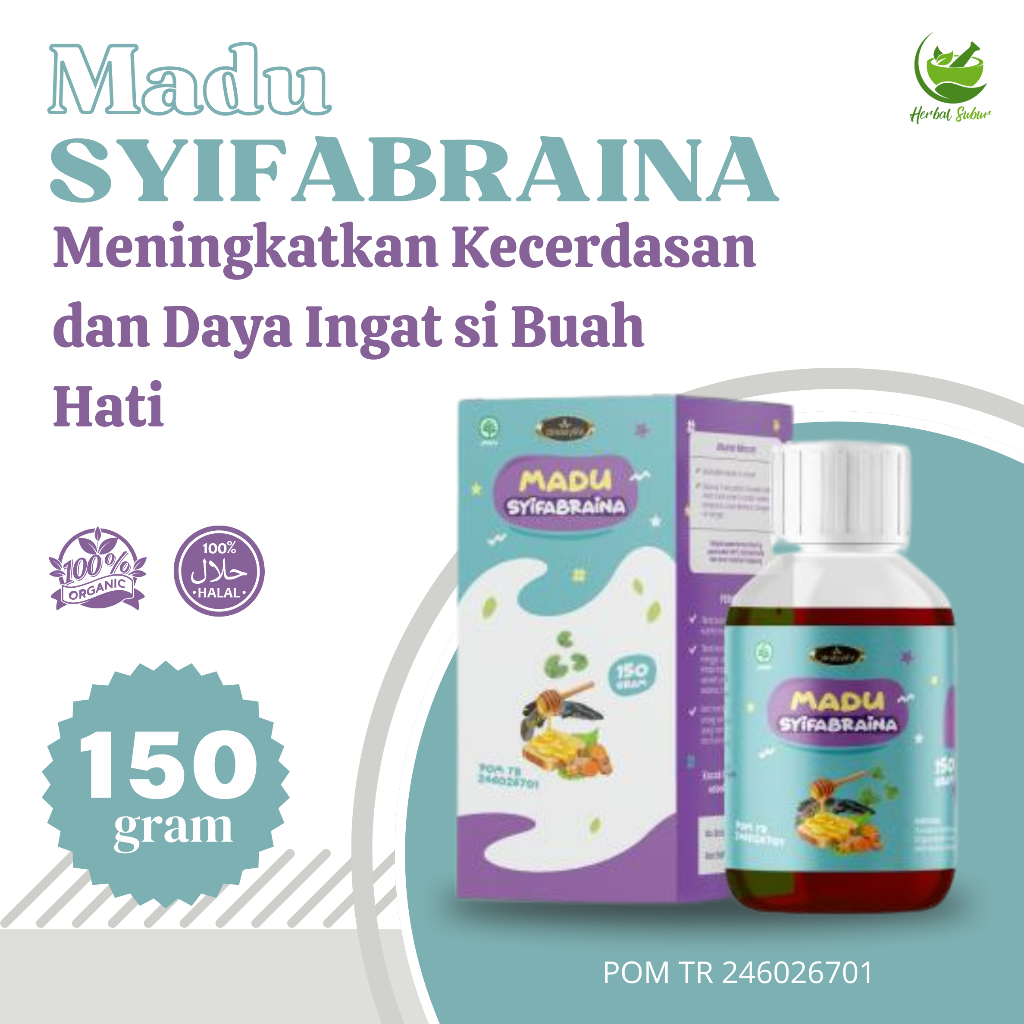 

BINASYIFA Madu Syifabraina 150 Gram BPOM