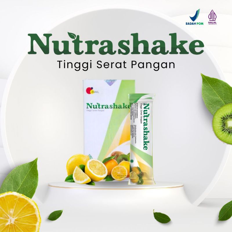 

NUTRASHAKE | Minuman Lemon & Kiwi, Jus Detoks (Cuci Usus)