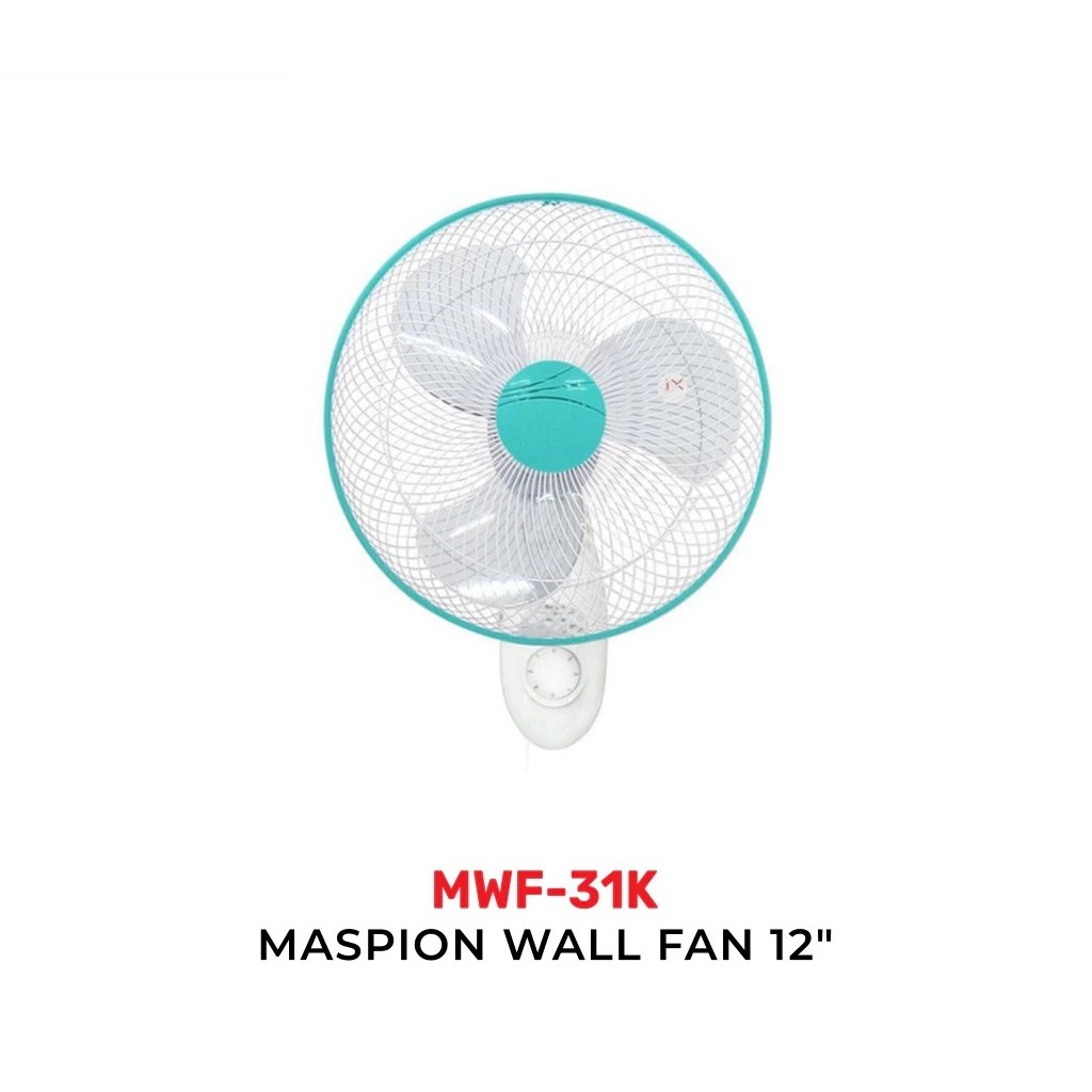 KIPAS ANGIN DINDING / KIPAS ANGIN TEMPEL TEMBOK / WALL FAN KIPAS ANGIN DINDING 12 INCH 31K - MASPION