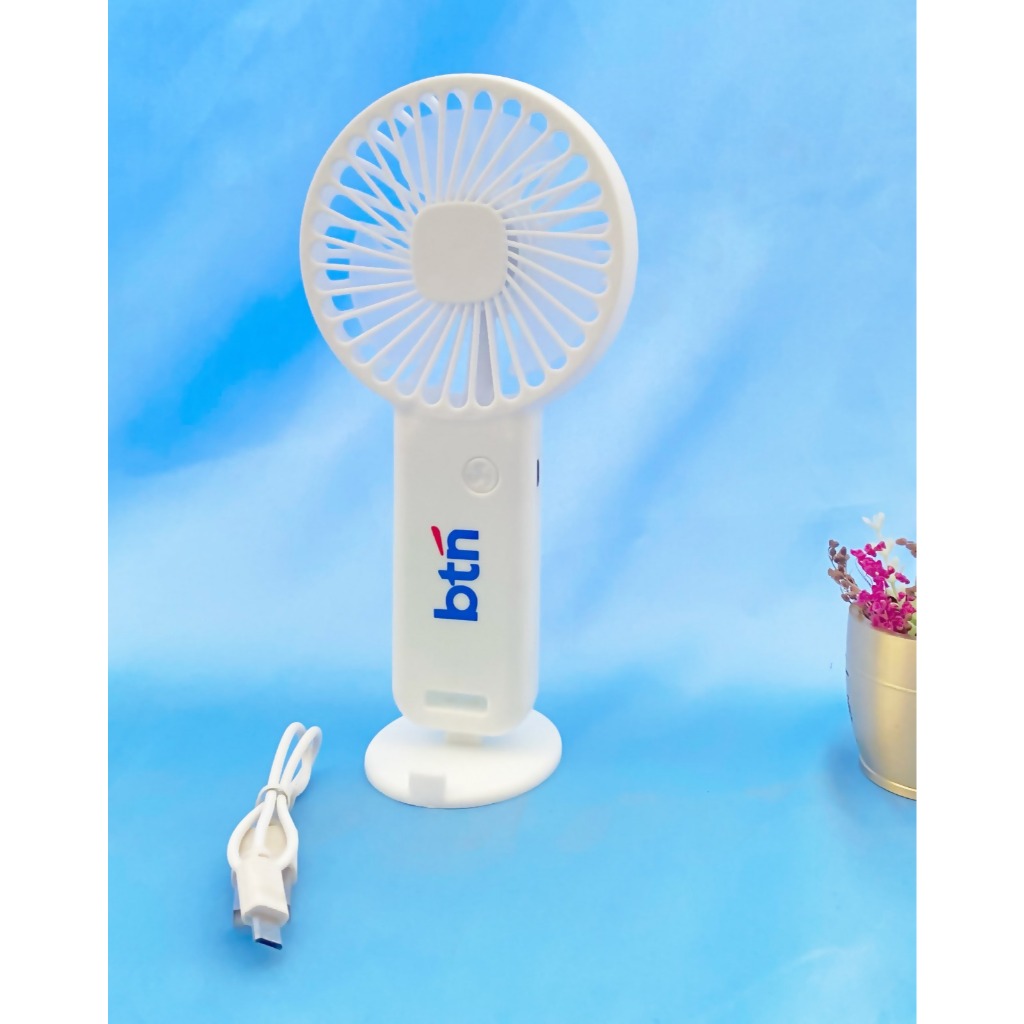 KIPAS PORTABLE/KIPAS ANGIN MEJA MINI CUSTOM LOGO/NAMA