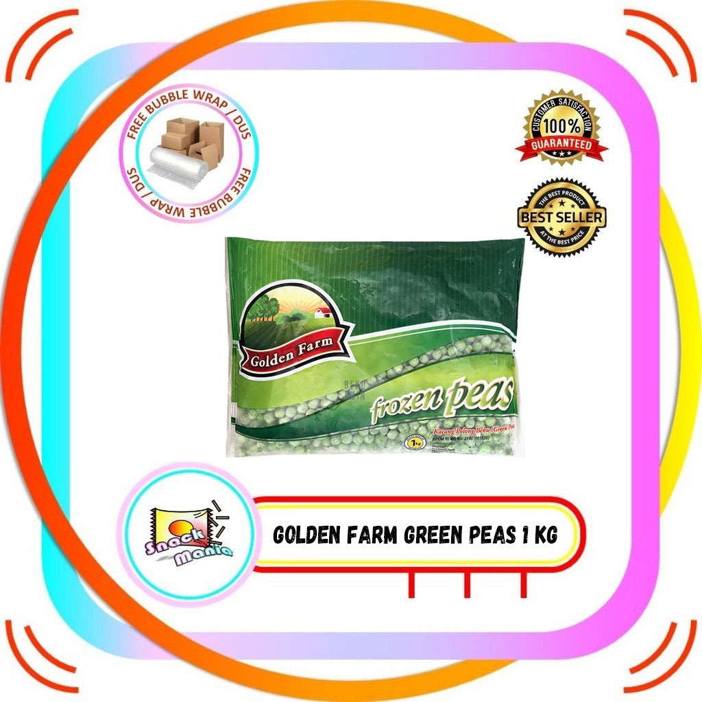 

Golden Farm Frozen Green Peas ~ 1 kg Kacang Polong Beku