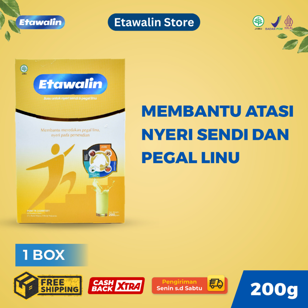 

Etawalin Susu Etawa Herbal Original Nyeri Sendi 1 Box