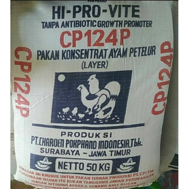 konsentrat ayam petelur 124p 50kg