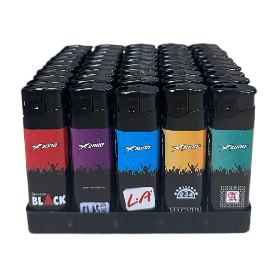 Korek api magnet lighter gas X2000 isi 50 pcs