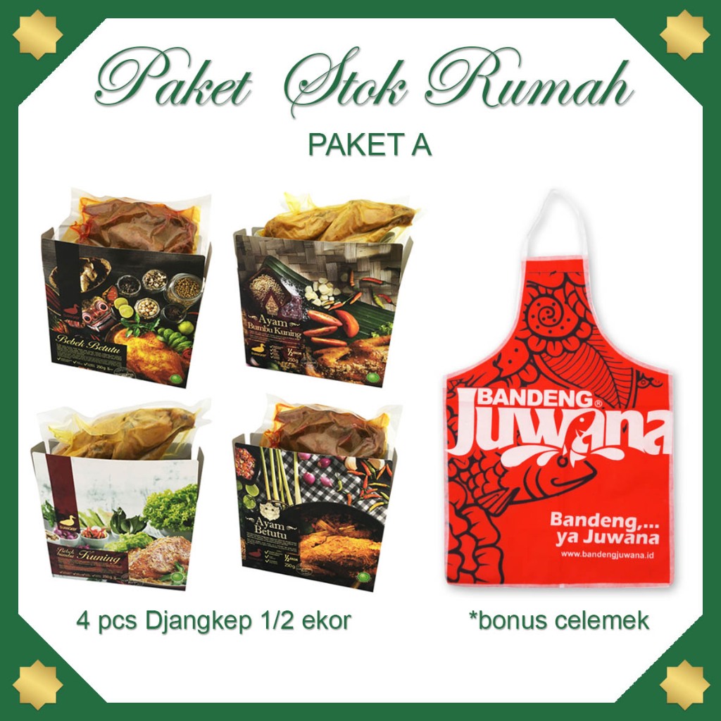 

PAKET STOK - BANDENG JUWANA X DJANGKEP - AYAM, BEBEK, BANDENG