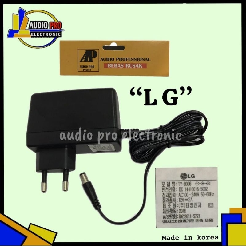 ADAPTOR TEMPEL POWER SUPPLY 2A 12V 2AMPERE 12VOLT LG