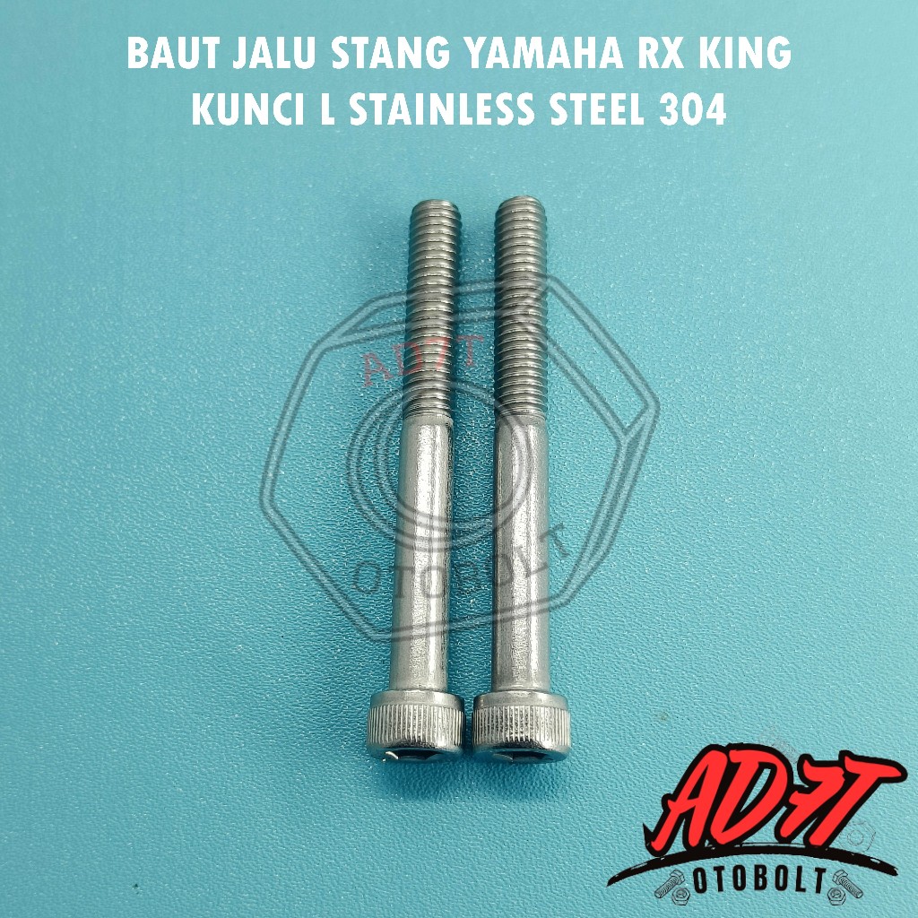 Baut Jalu Stang Bandul Stang Rx king Stainless asli