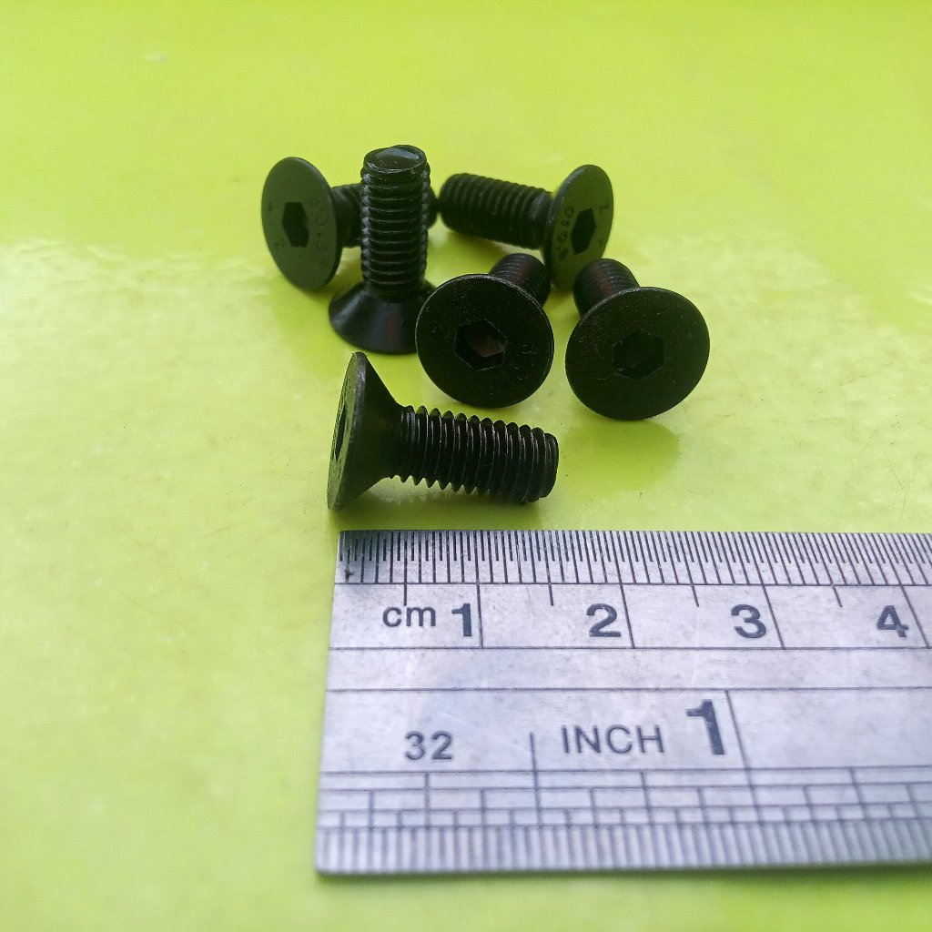 BAUT L VERSENG M6 X 25 BAJA / BAUT 10 KUNCI L4 / L 4 / BAUT JF L M6 / BAUT L M6 X 25 VERSENG / BAUT 