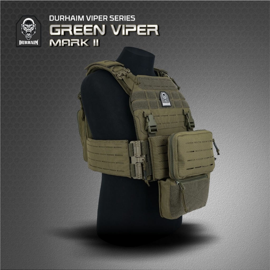 BODY VEST DURHAIM GREEN VIPER MK II