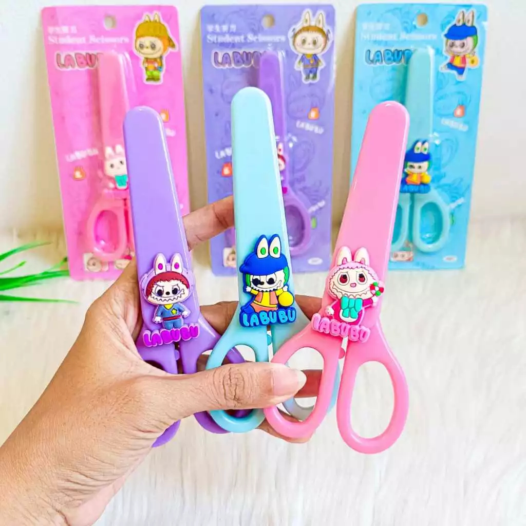 

GUNTING LABUBU LISA BLACKPINK SCISSORS ANAK GUNTING BERPENUTUP POP MART