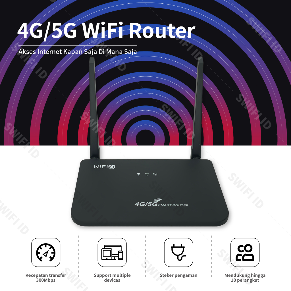 4G WiFi Modem CP103 LTE Router All Operator SIM Card telkomsel Wireless